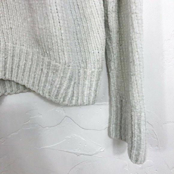 Gap Ivory Chenille Scoop Neck Pullover Sweater - Picture 4 of 7
